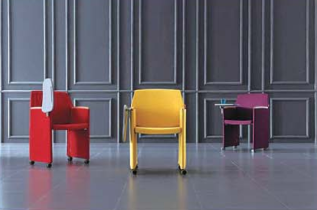 KSY093-OU Piace 可折疊滑輪洽談會客椅