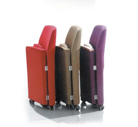 KSY093-OU Piace 可折疊滑輪洽談會客椅