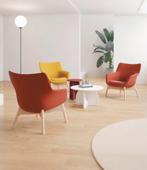 KSY063 OU Morbi 辦公室布藝扶手休閒椅