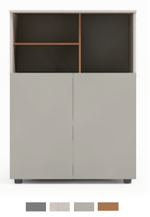 WC69 Coper 雙門木製辦公室儲物文件櫃