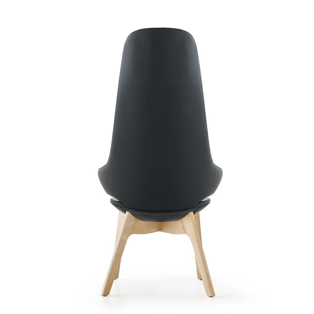 KH-Y03A-Smart Wooden Leg High Back Leisure Chair 