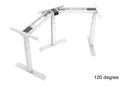 L-Shaped Up Standing Desk - Compact Adjustable Desk 