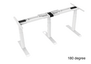 L-Shaped Up Standing Desk - Compact Adjustable Desk 