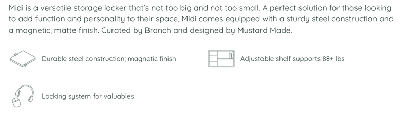 SS016 Midi Locker