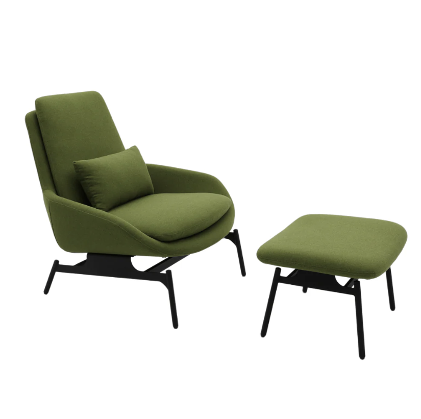 KSY074-OU Salotto 布藝休閒椅連腳踏