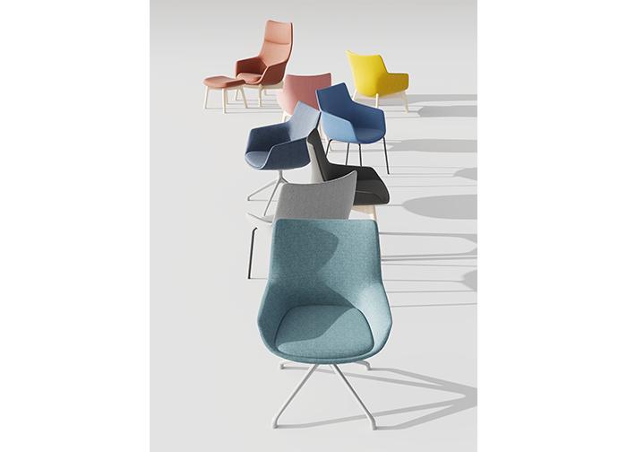 KFLY01-Mode Club Fabric Sofa Chair