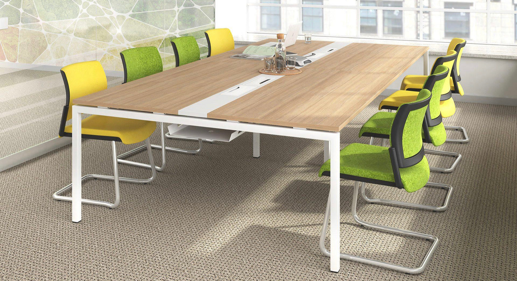CT-19 Ischia 創業空間桌｜Designer Conference Table｜創業空間