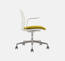 KSN-006C Office Chair Home Chair White Back Frame