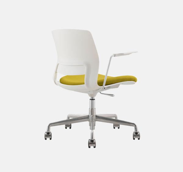 KSN-006C Office Chair Home Chair White Back Frame