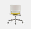 KSN-006C Office Chair Home Chair White Back Frame