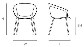 K04-Amal 曲木餐椅 Bentwood Dining Chair