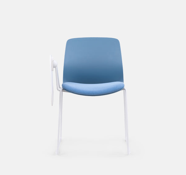 KEMS-004C Giga Lightweight movable blue cushion writing chair