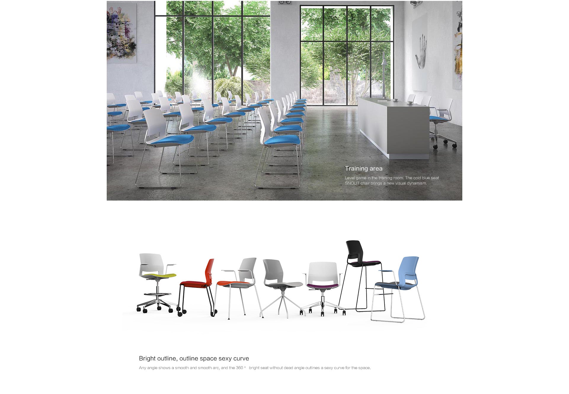 KSN-002 Neuralo Sturdy Steel Leg Plastic Chair