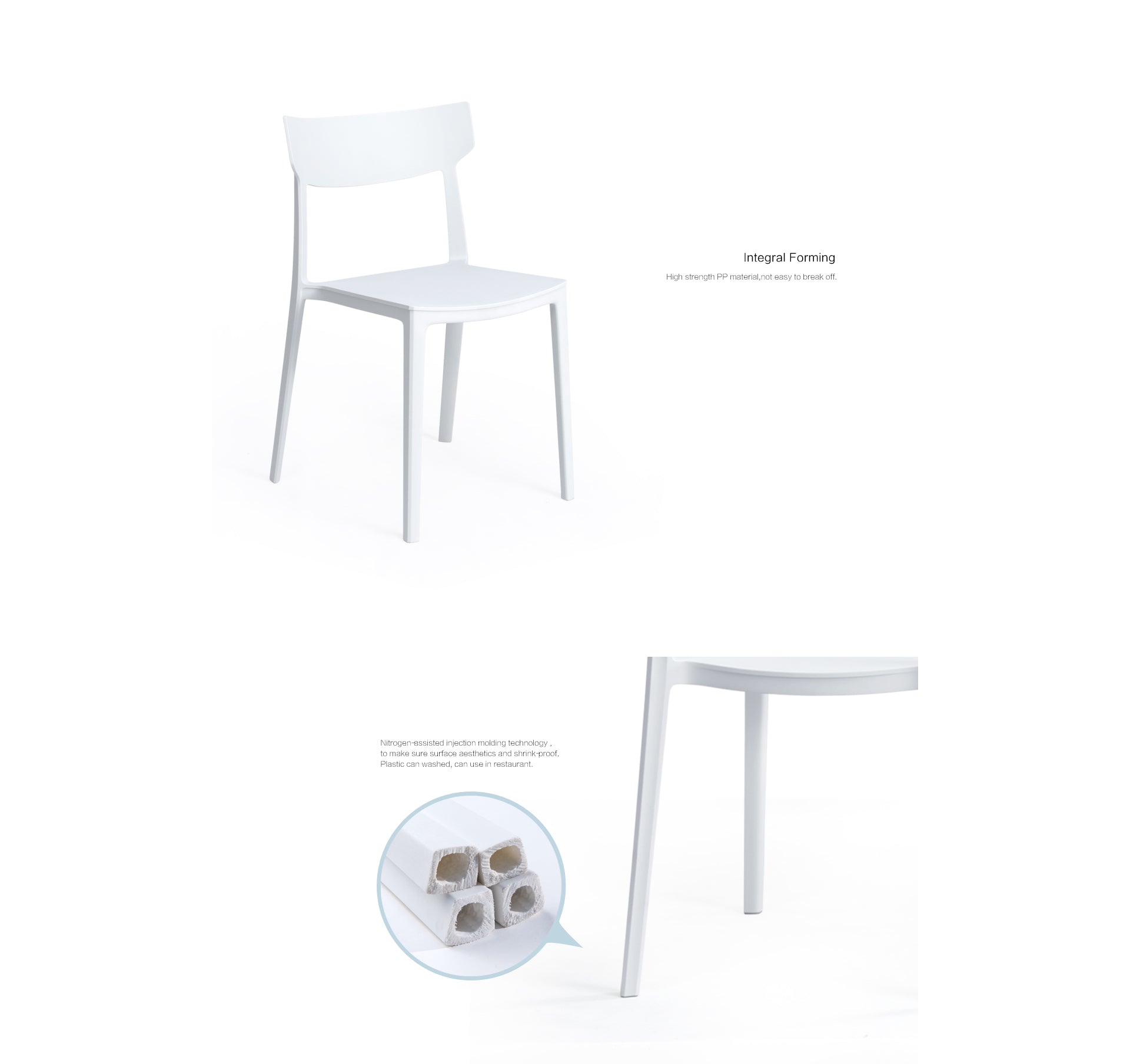 KSI-001 Logic Plastic Stackable Training Chair