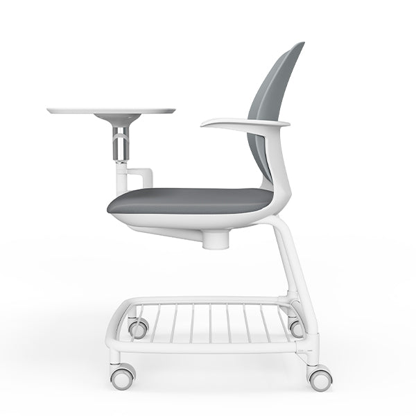KMAU-E Atrium multi-functional classroom chair with schoolbag seat