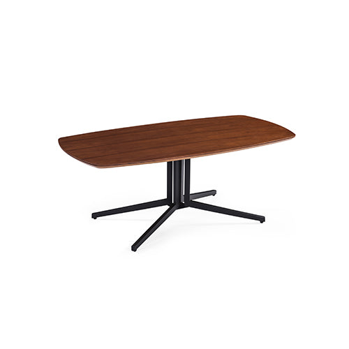 KCT-10 Radice Painted Steel Frame Coffee Table｜Walnut Coffee Table