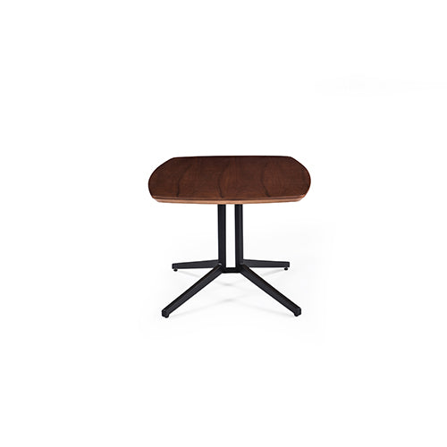 KCT-10 Radice Painted Steel Frame Coffee Table｜Walnut Coffee Table