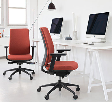 KVIX-C Middle Back Fabric Ergonomic Computer Chair｜Ergonomic Office Chair