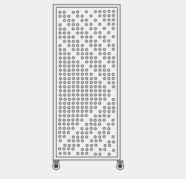 EFP-22 Anti 雕刻屏風 面板 Carved screen panel