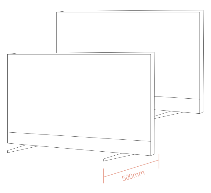 EFP-11 Roco 落地式布藝屏風 Fabric Floor Partition
