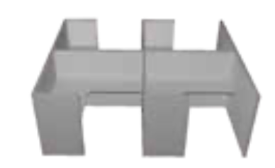 EFP-2 Rena 桌面掛式私隱隔板 Clamp-On Privacy Panel