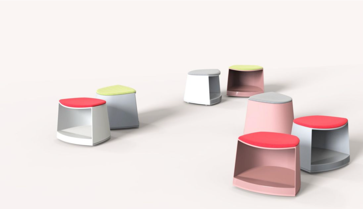 KEM027B MITO 雪橇腳人體工學會議椅