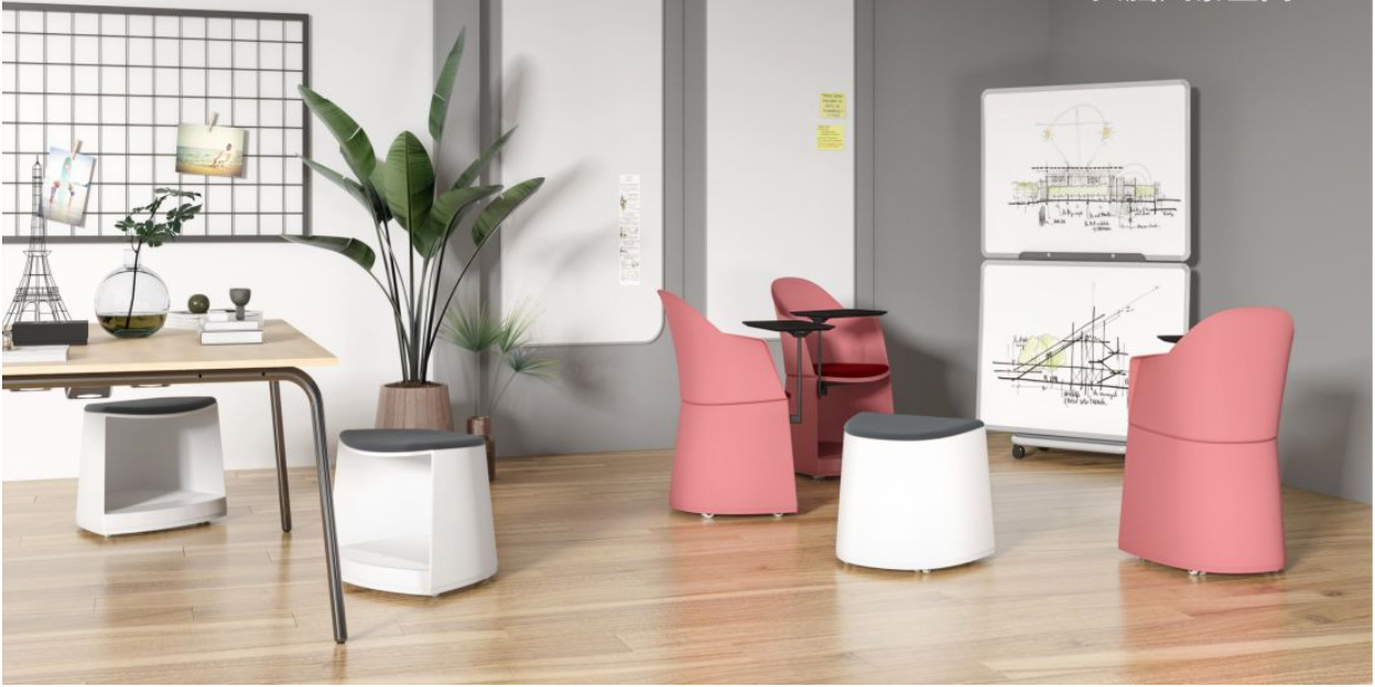 KEM027B MITO 雪橇腳人體工學會議椅