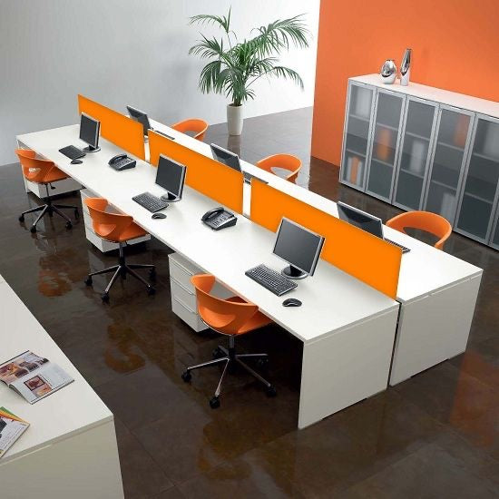 WD7200 Serata 職員屏風共享桌 Privacy Panel Desk