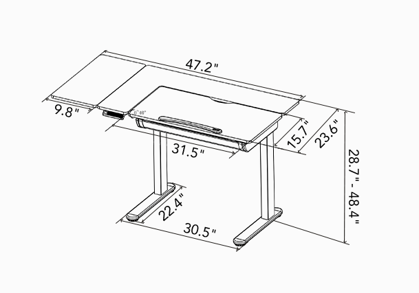 KT6 children's painting electric lift table