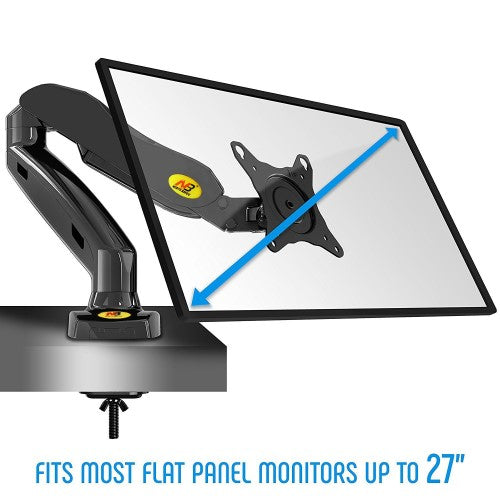 F80 Pneumatic Desktop17"-27"monitor stand