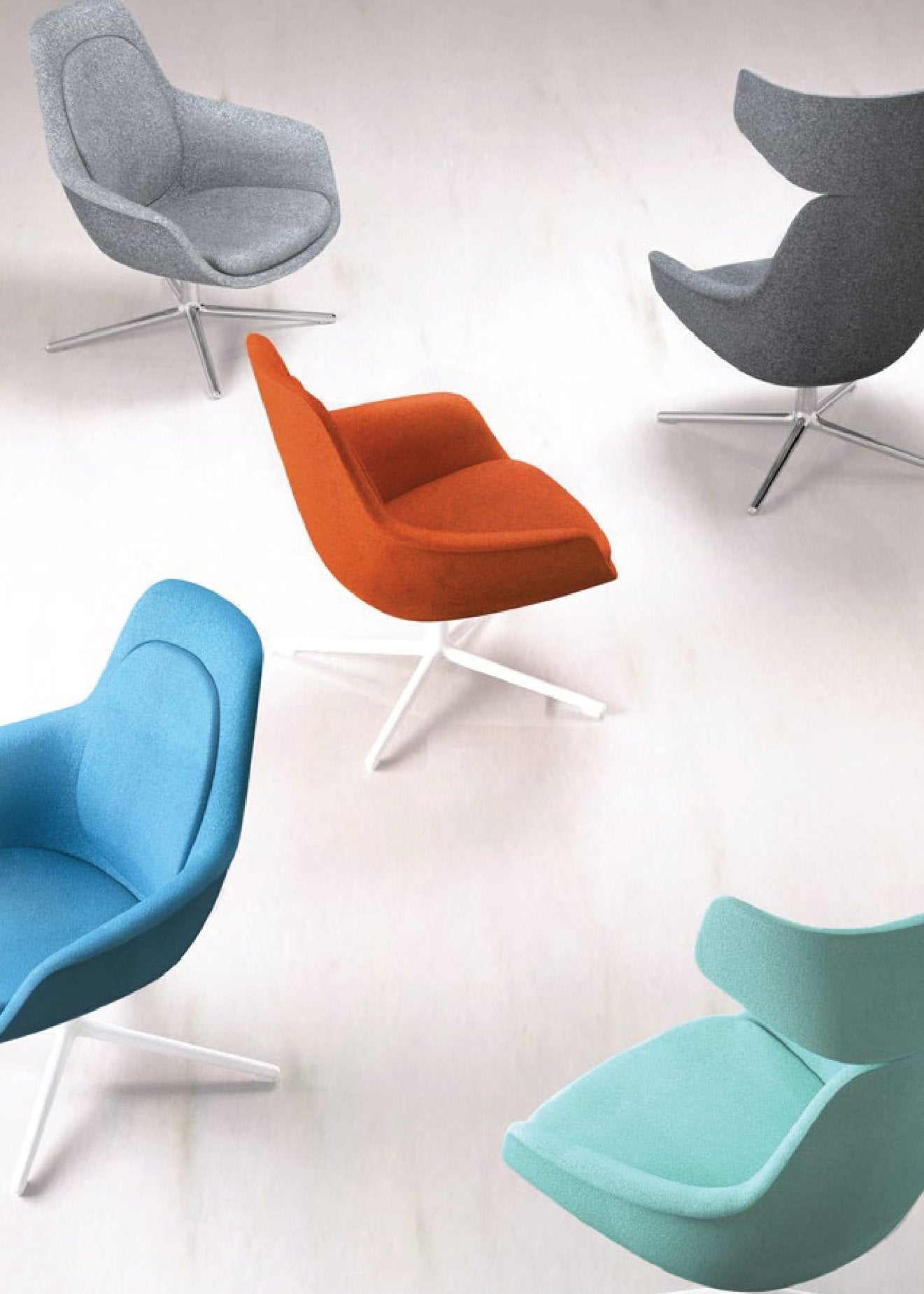 KLG01-Taor fabric high-back lounge chair