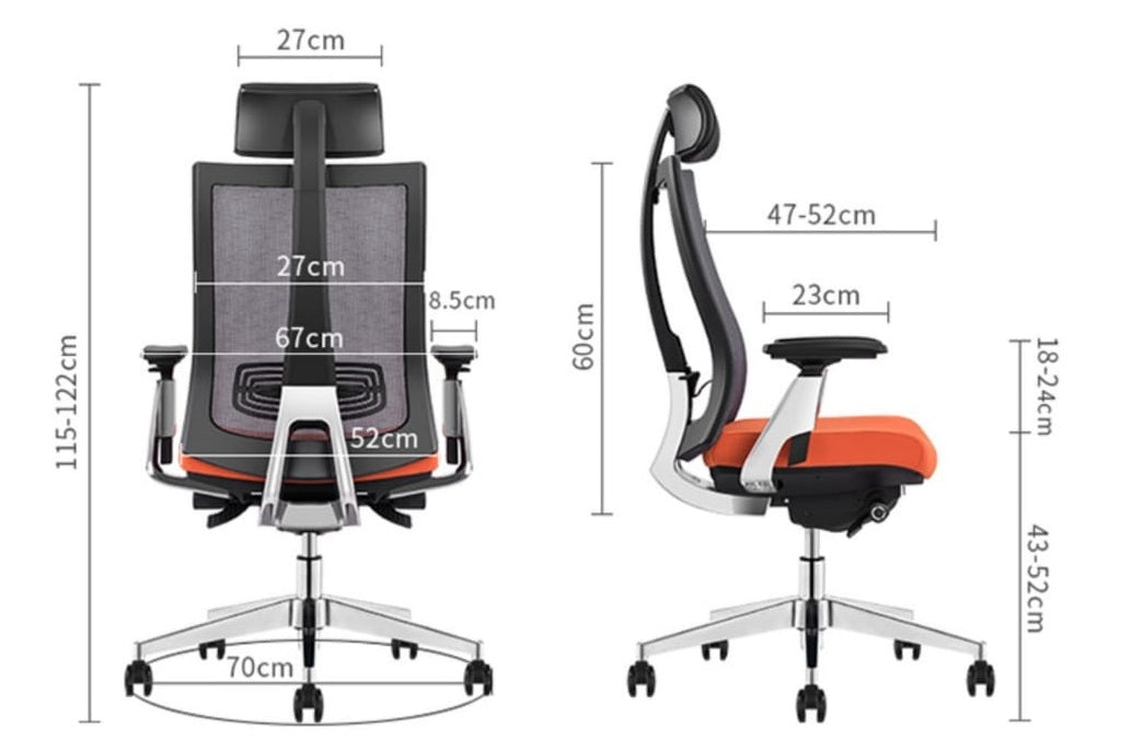 KH203A Tintor Ergonomic mesh chair Multifunctional adjustment model