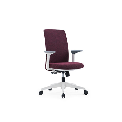 KH-330B-BS Office Chair Home Chair White Back Frame