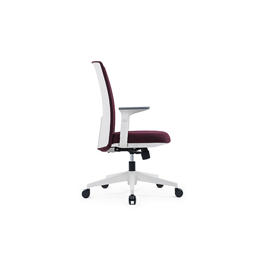 KH-330B-BS Office Chair Home Chair White Back Frame