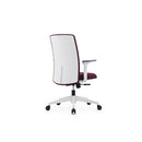 KH-330B-BS Office Chair Home Chair White Back Frame