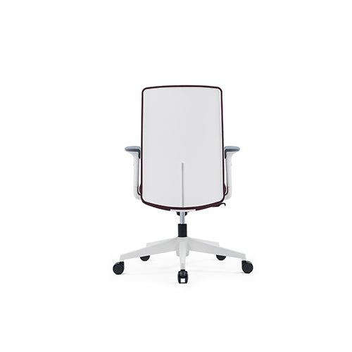 KH-330B-BS Office Chair Home Chair White Back Frame