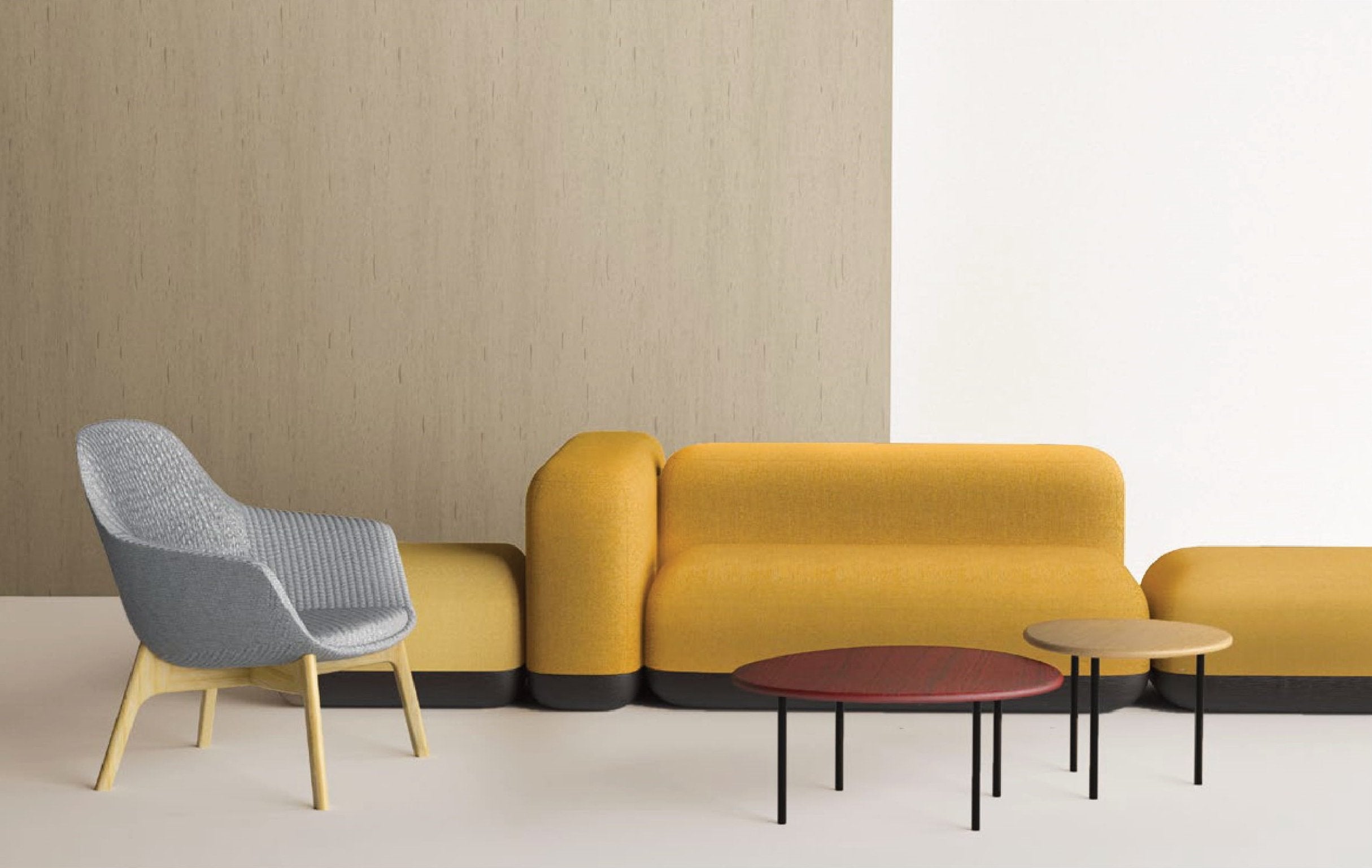 CITY-Cashmere 公司前台梳化椅 Front Desk Sofa Chair