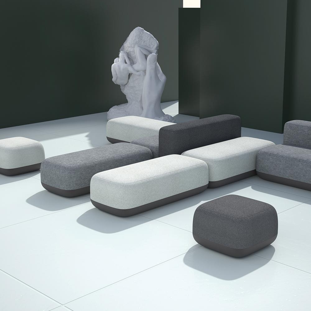 CITY-Cashmere 公司前台梳化椅 Front Desk Sofa Chair