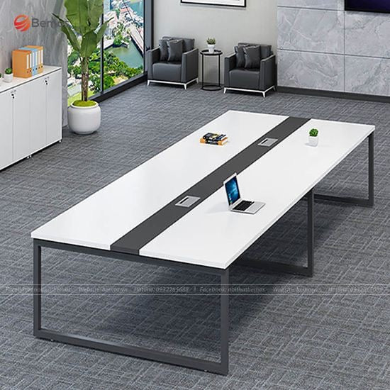 CT-28 Lucca 雙色木紋會議桌｜Wooden Conference Table