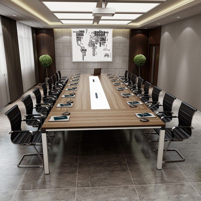 CT-43 Rustico 雙色木紋會議桌｜Two-Tone Conference Table｜現代辦公傢俱