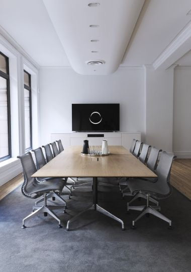 CT-44 Lirico 長方形木皮會議桌｜Rectangular Conference Table｜專業辦公傢俱