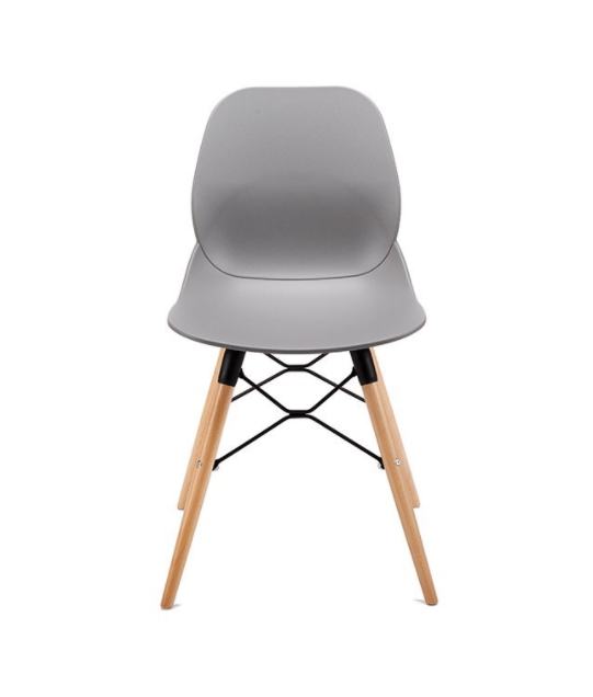 K07-Sorr round black steel frame lounge chair