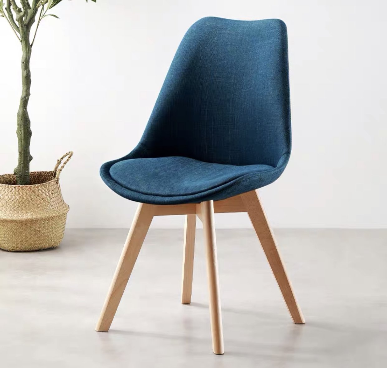 KC-109-Estate Minimal Round-Back Chair