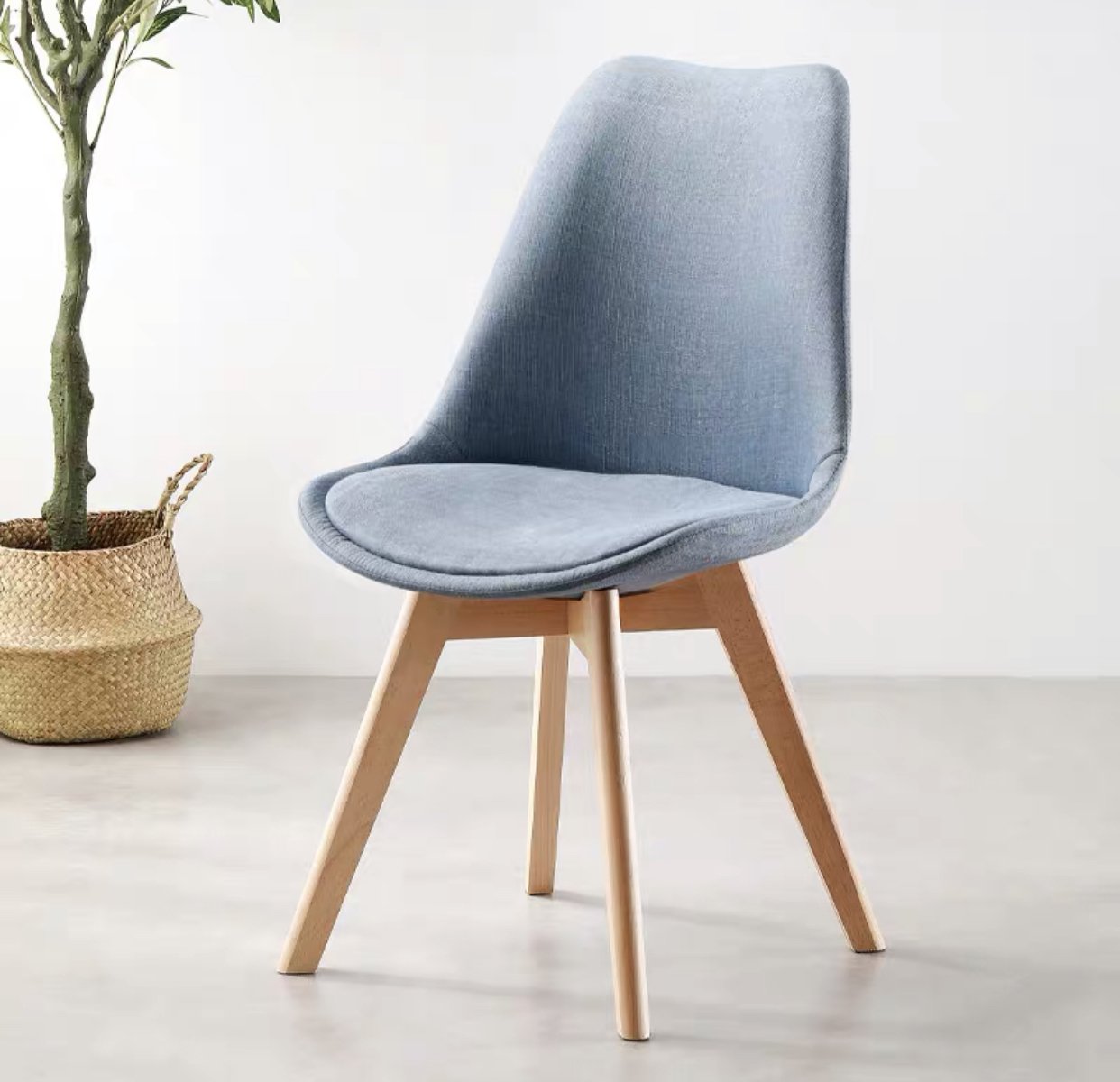 KC-109-Estate Minimal Round-Back Chair