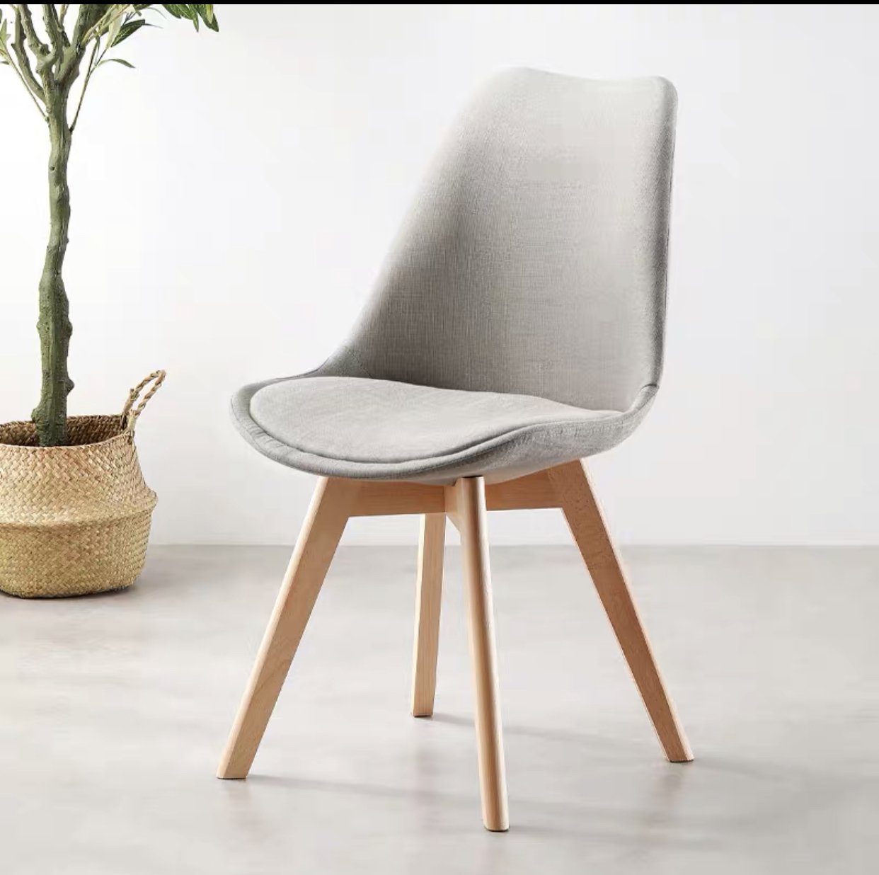 KC-109-Estate Minimal Round-Back Chair