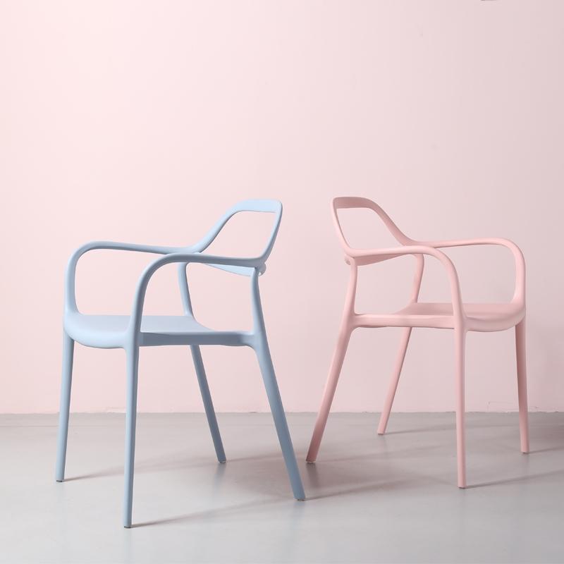 KH-248 Kine fixed armrest plastic training stack chair