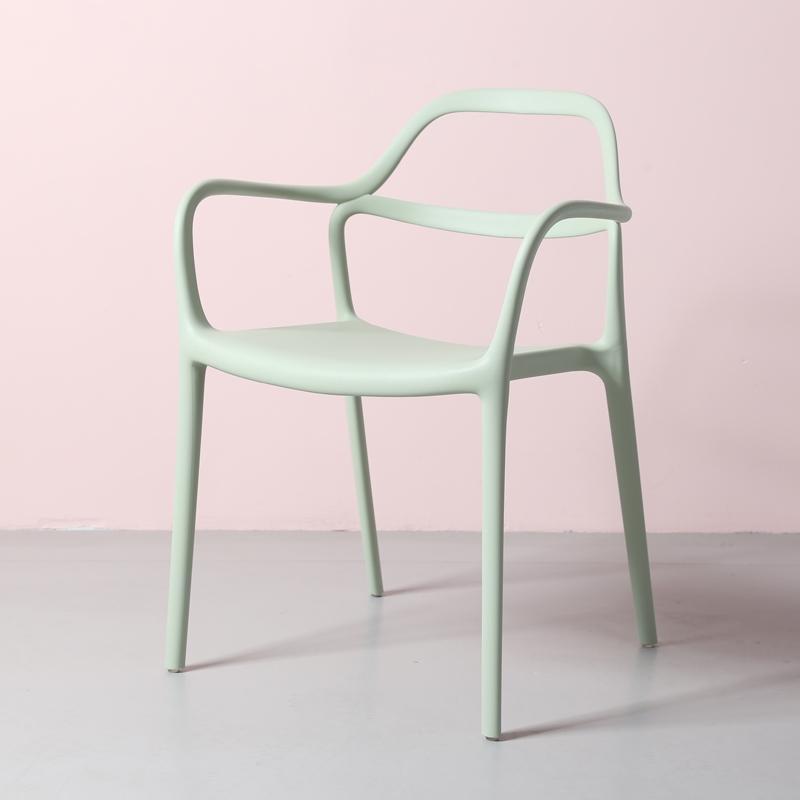 KH-248 Kine fixed armrest plastic training stack chair
