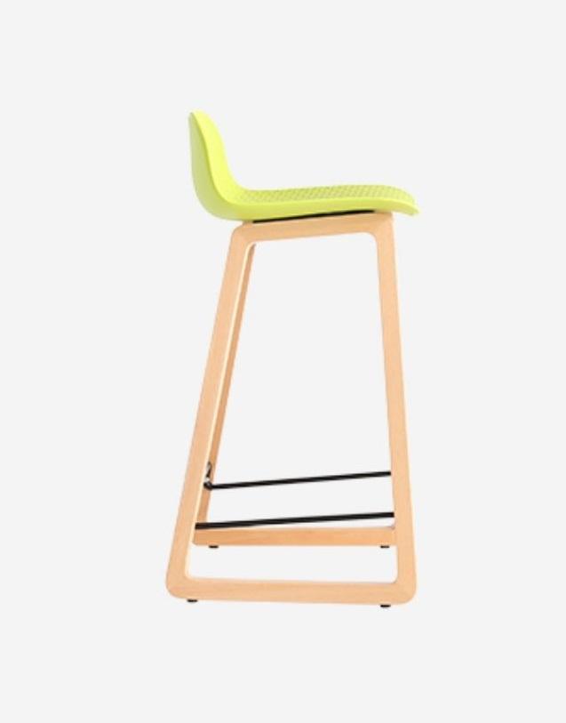 KC-142-Gelato wooden bar chair bar stool