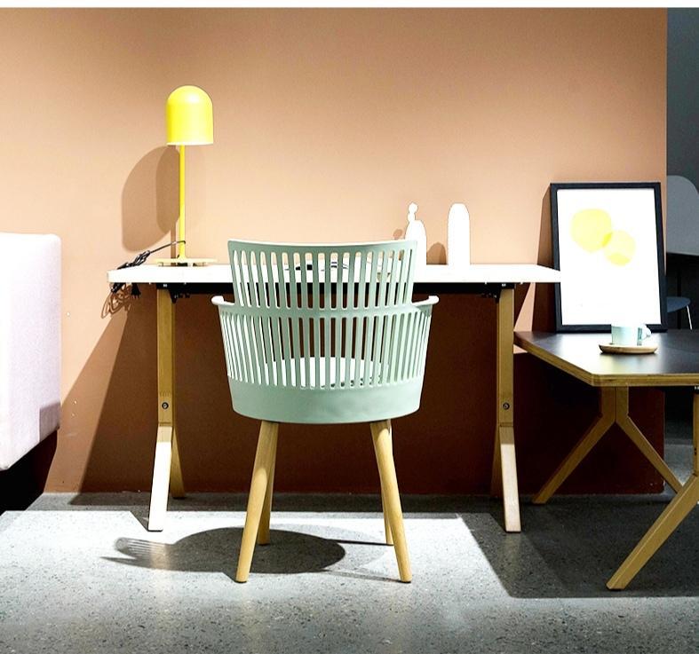 KC-128-Aran 皮面餐椅 PU Leather Dining Chair