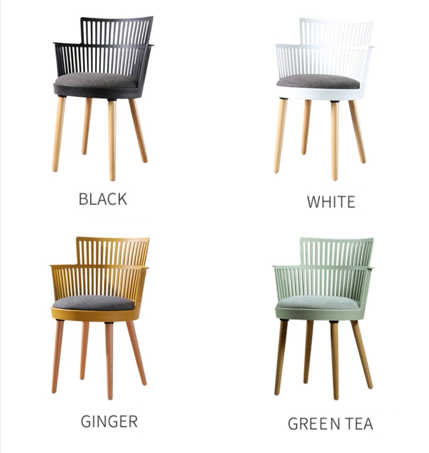 KC-128-Aran 皮面餐椅 PU Leather Dining Chair